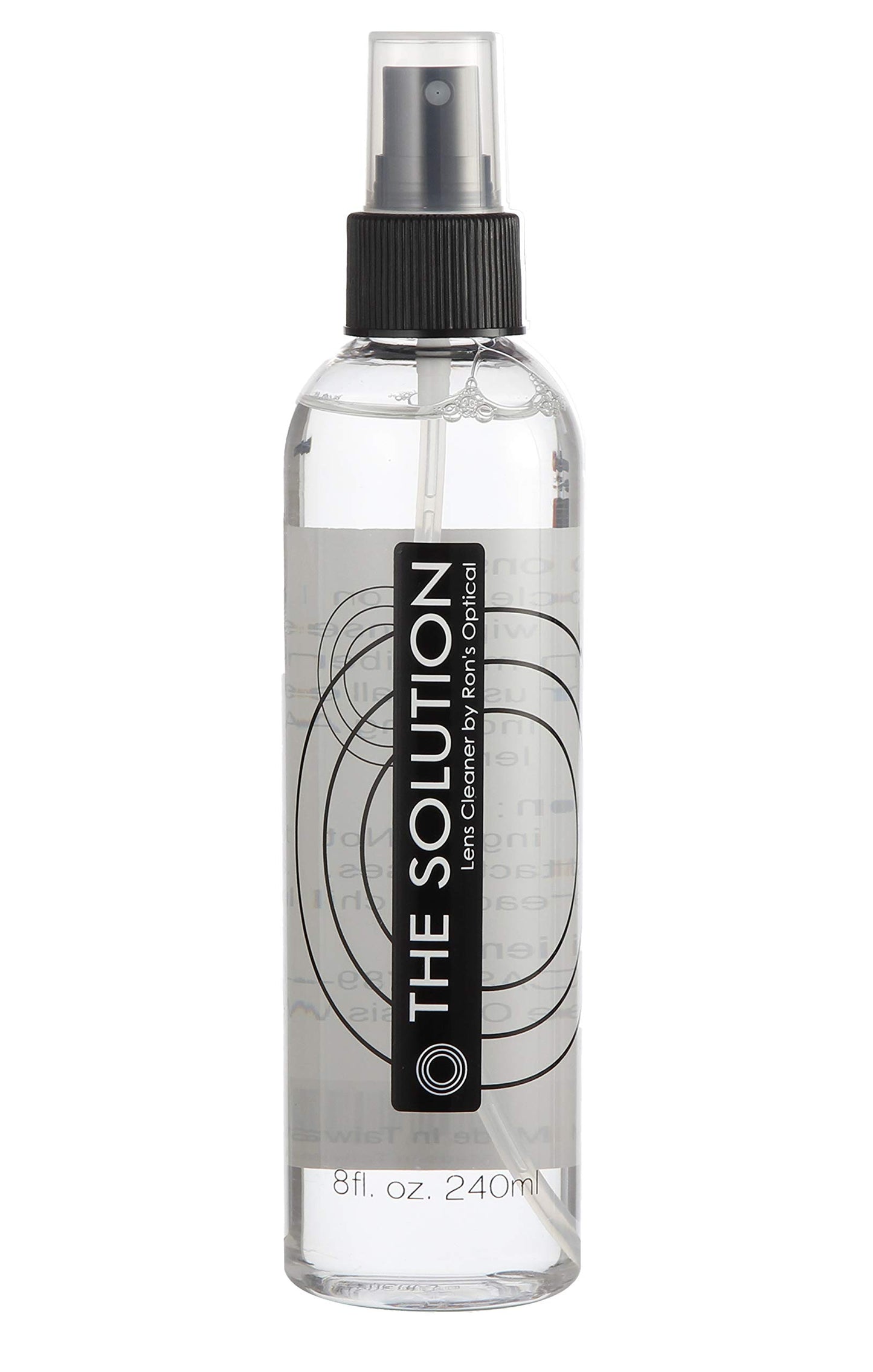 The Solution Lens Cleaner Spray | Pack of 1-8oz Alcohol Free Eyeglass Lens Cleaning Spray for Glasses Lens Screens