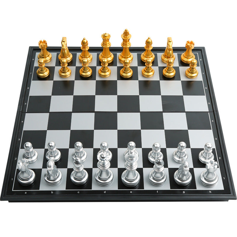 Deluxe Chess Set for Beginners with Magnetic Board