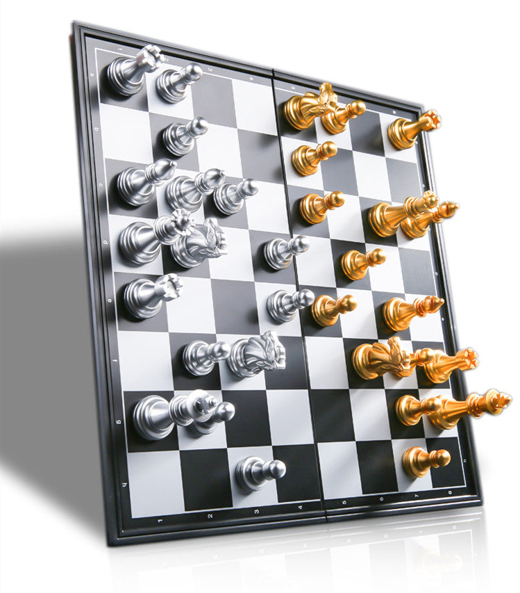 Deluxe Chess Set for Beginners with Magnetic Board