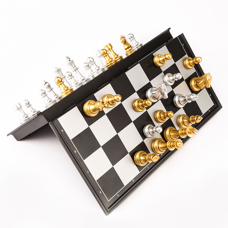 Deluxe Chess Set for Beginners with Magnetic Board