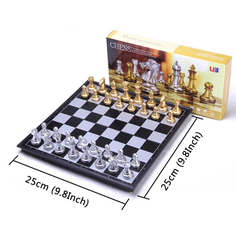 Deluxe Chess Set for Beginners with Magnetic Board