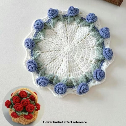 Rose Crochet Coaster DIY Kit