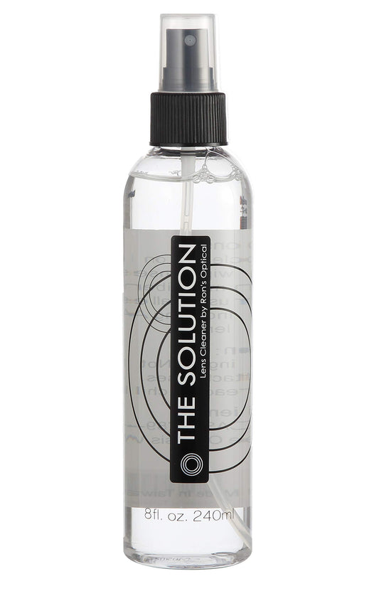 The Solution Lens Cleaner Spray | Pack of 1-8oz Alcohol Free Eyeglass Lens Cleaning Spray for Glasses Lens Screens